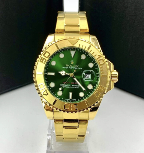 YATCH MASTER DOURADO/VERDE