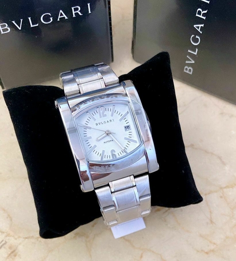 BVLGARI QUADRADO PRATA/MISTO/PRETO