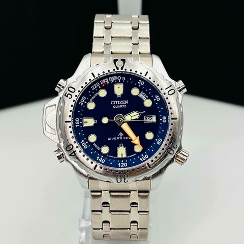 CITIZEN A500 PRATA/AZUL