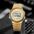 CASIO A171 REDONDO ROSE/DOURADO