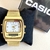 CASIO 2 HORÁRIOS GRANDE DOURADO/BRANCO/PRETO na internet