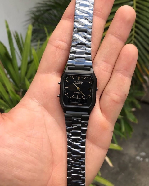 CASIO 2 HORÁRIOS MENOR PRETO