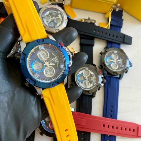 NEWREX BORRACHA AMARELO/AZUL