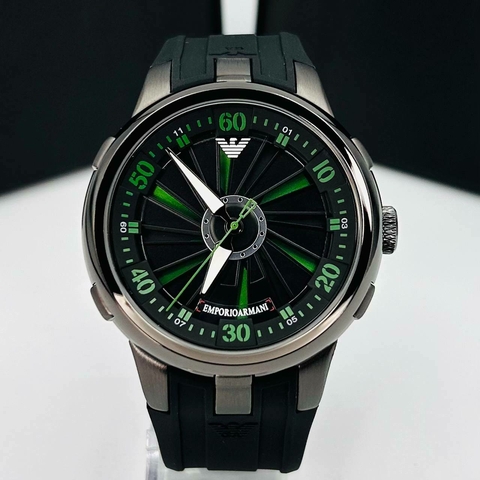 ARMANI- ROLETA PRETO/VERDE