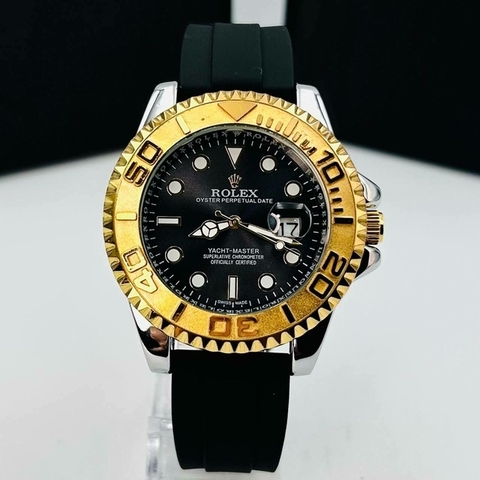 YATCH MASTER BORRACHA- PRATA/DOURADO