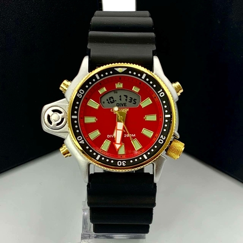 CITIZEN AQUA 4 BORRACHA/VERMELHO