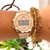 CASIO A171 REDONDO ROSE/DOURADO - Chavosowatches