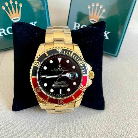 SUBMARINER- PRETO/VERMELHO