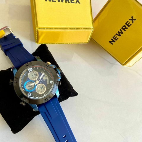NEWREX BORRACHA AZUL/LARANJA/VERMELHO