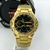 G SHOCK STEEL DOURADO/PRETO