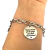 Pulsera Gracias Mamá I Love Mom De Acero Inoxidable