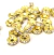 100 cuentas rondel dorado 6mm CM10103 - creacionesmx