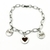 Imagen de Pulsera Acero Inoxidable Con 3 Dijes Personalizables PP45003
