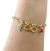 Pulsera Pingüino Pareja Por Siempre Chapa De Oro BLESS4526 en internet