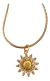 Collar Girasol Chapa De Oro 18k Zirconias Sé Como El Girasol - comprar en línea