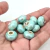 Paquete Con 20 Cuentas De Porcelana Verde Menta MX4089 - creacionesmx
