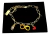 Pulsera Pingüino Pareja Por Siempre Chapa De Oro BLESS4526 - tienda en línea