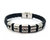 Brazalete Con 6 Charms Personalizado Acero Grabado Láser
