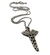 Collar Con Dije Caduceo Símbolo Médico De Acero Inoxidable COD 78-2HPI-I52Z - tienda en línea