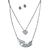 Collar Y Aretes De Acero Inoxidable Love CA19029