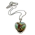 Collar Corazón Arcángel Miguel Protección Acero Inoxidable CA19131 - tienda en línea