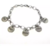 Pulsera Acero Inoxidable Con 5 Dijes Personalizables PP45005