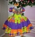Vestido Marie Junino Luxo Arraia do Coração Roxo - loja online