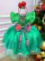 Vestido Banana Club Verde Natalino Laço Xadrez - Natal - Ferreira Kids