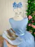 Vestido Enjoy Longo Regata Azul Bebe na internet