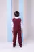 Conjunto Miss Cherry Social Colete Marsala - Ferreira Kids