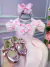 Vestido Miss Sweet Rosa Bebe Lacinhos - Ferreira Kids
