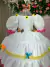 Vestido Junino Banana Club Luxo Noiva/Noivinha Branco - comprar online