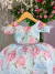 Vestido Infantil Bella Child Azul Bebe Florido - comprar online
