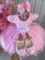 Imagem do Vestido Marie Jardim Encantado Rosa Bebe Borboleta Branca