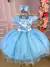 Vestido Marie Jardim Encantado Azul Bebê