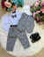 Conjunto Miss Cherry Colete Davi Cinza - comprar online