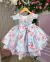 Vestido Infantil Bella Child Azul Bebe Florido - Ferreira Kids