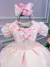 Vestido Miss Sweet Rosa Bebe Lacinhos - comprar online