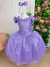Vestido Marie Bolinhas Lilás