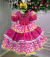 Vestido Bella Child Junino Caipira Luxo Florzinhas - Ferreira Kids