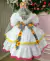 Vestido Junino Banana Club Luxo Noiva/Noivinha Branco - loja online