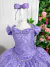 Vestido Marie Bolinhas Lilás - comprar online