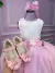 Vestido Juvenil Vila Lele Ivete Peito Off e Saia Rosa Bebe na internet