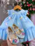Vestido Vila Lele Jardim das Borboletas Baby Liz Azul Bebe - comprar online