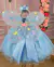 Imagem do Vestido Marie Jardim Encantado Azul Bebê