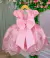 Vestido Marie Jardim Encantado Luxo Rosa Chiclete - Ferreira Kids