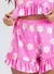 Pijama cropped - Flores - comprar online