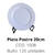 plato postre melamina 20cm - smileonce