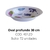 Oval profundo 30cm Melamina en internet