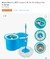 Mopa Giratoria 360° Lampazo Balde Centrifugo Con Rueditas - comprar online